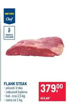 Makro Flank steak nabídka