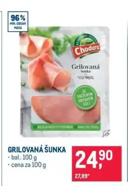 Makro GRILOVANÁ ŠUNKA nabídka