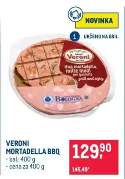 Makro VERONI MORTADELLA BBQ nabídka