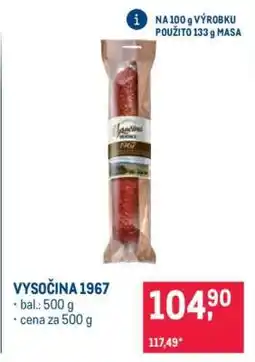 Makro Vysočina 1967 nabídka