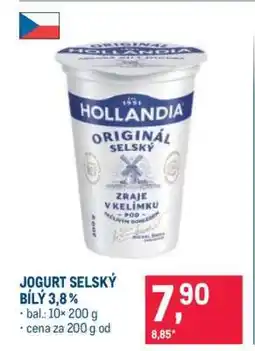 Makro Jogurt selský bílý 3,8 % nabídka