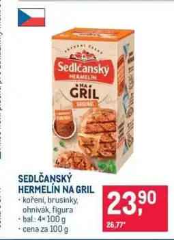 Makro Sedlčanský hermelín na gril nabídka