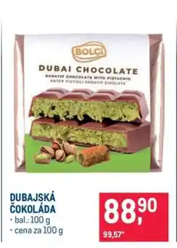 Makro Dubajská čokoláda nabídka