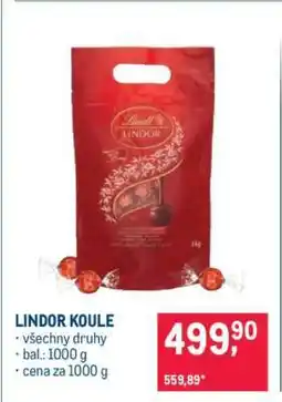 Makro Lindor koule nabídka