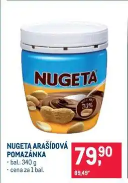 Makro NUGETA Arašídová pomazánka nabídka