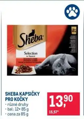 Makro Sheba kapsičky pro kočky nabídka