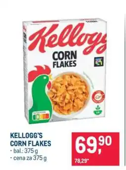 Makro KELLOGG'S CORN FLAKES nabídka