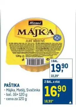 Makro Paštika nabídka