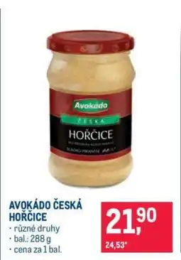 Makro AVOKÁDO ČESKÁ HOŘČICE nabídka