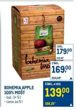 Makro Bohemia Apple 100% mošt nabídka