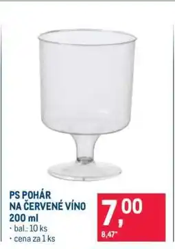 Makro PS POHÁR NA ČERVENÉ VÍNO nabídka