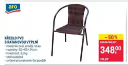 Makro KŘESLO PVC S RATANOVOU VÝPLNÍ nabídka