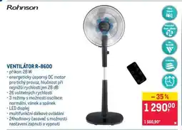 Makro VENTILÁTOR R-8600 nabídka