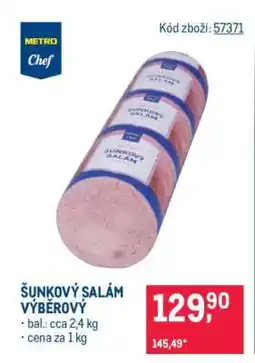 Makro Šunkový salám výběrový nabídka