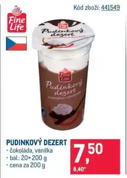 Makro PUDINKOVÝ DEZERT nabídka