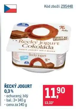 Makro Řecký jogurt 0,3 % nabídka