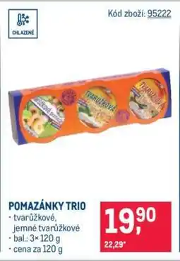 Makro Pomazánky trio nabídka