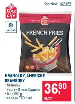 Makro HRANOLKY, AMERICKÉ BRAMBORY nabídka