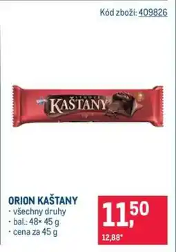 Makro Orion Kaštany nabídka