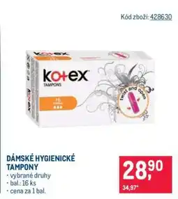 Makro Dámské hygienické tampony nabídka