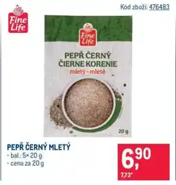 Makro Pepř černý mletý nabídka