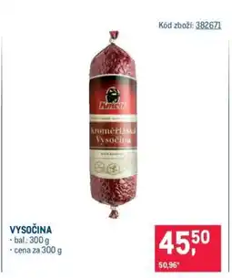 Makro Vysočina nabídka