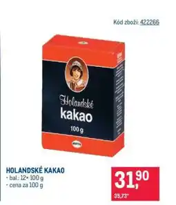 Makro Holandské kakao nabídka