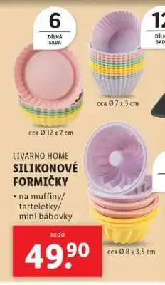 Lidl LIVARNO HOME SILIKONOVÉ FORMICKY nabídka