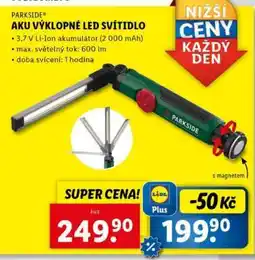 Lidl PARKSIDE AKU VÝKLOPNÉ LED SVÍTIDLO nabídka