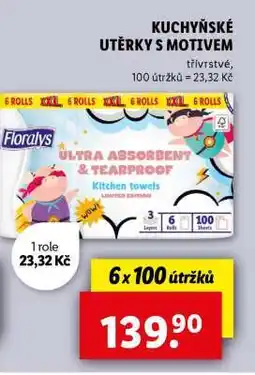 Lidl Kuchyňské utěrky s motivem nabídka