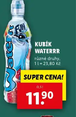 Lidl Kubík Waterrr nabídka