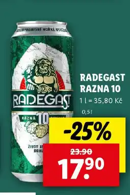 Lidl Radegast Razna 10 nabídka