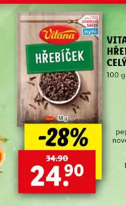 Lidl VITANA Hřebíček celý nabídka