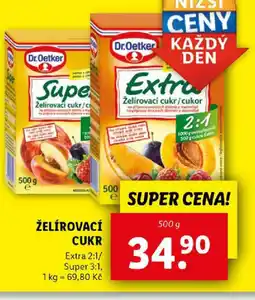 Lidl Želírovací cukr nabídka