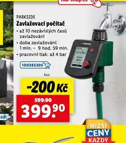 Lidl Zavlažovací počítač nabídka