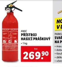 Lidl Přístroj hasicí práškový nabídka