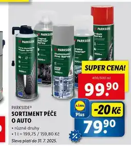 Lidl Sortiment péče o auto nabídka