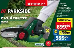 Lidl Aku řetězová pila nabídka