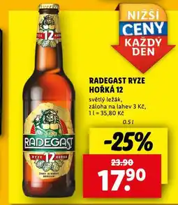 Lidl Pivo radegast nabídka