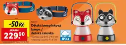Lidl CRIVIT Dětská kempinková lampa / dětská čelovka nabídka