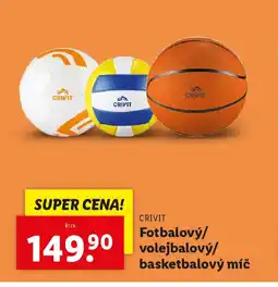 Lidl CRIVIT Fotbalový/ volejbalový/ basketbalový míč nabídka
