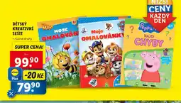 Lidl Dětský kreativní sešit nabídka