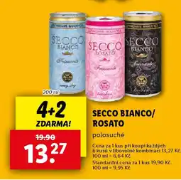 Lidl SECCO Bianco/ rosato nabídka