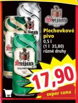 Norma Plechovkové pivo nabídka