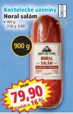 Norma Kostelecké uzeniny Horal salám nabídka