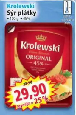 Norma Krolewski Sýr plátky nabídka