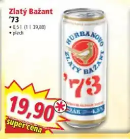 Norma Zlatý Bažant '73 nabídka