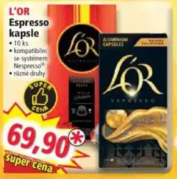 Norma L'OR Espresso kapsle nabídka