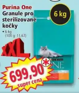 Norma PURINA One Granule pro sterilizované kočky nabídka