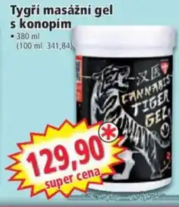 Norma Tygři masážní gel s konopím nabídka